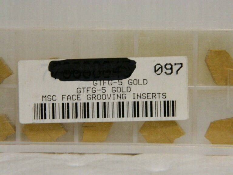 PRO GTFG 0.16" Cutting Width Carbide Grooving Insert QTY 10 78688645