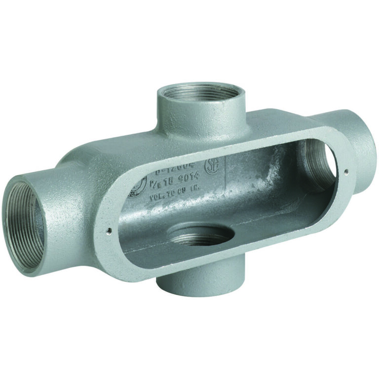Hubbell Conduit Outlet Body Iron1.25" Type X 35 Form 9-3/16"L Qty 2 OX-4M