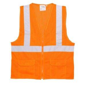 Cordova Class 2 Mesh Surveyor's Safety Vest Orange XXL QTY 19 VS270P