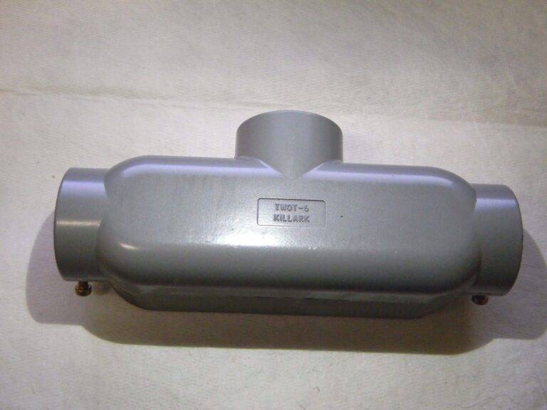 Hubbell Killark 2" Trade T Set Screw Form EMT Aluminum Conduit Body TWOT-6