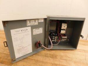 12" x 12" x 7" Enclosed Industrial Air Curtain Control Panel, 460V, 3PH, 1 Motor