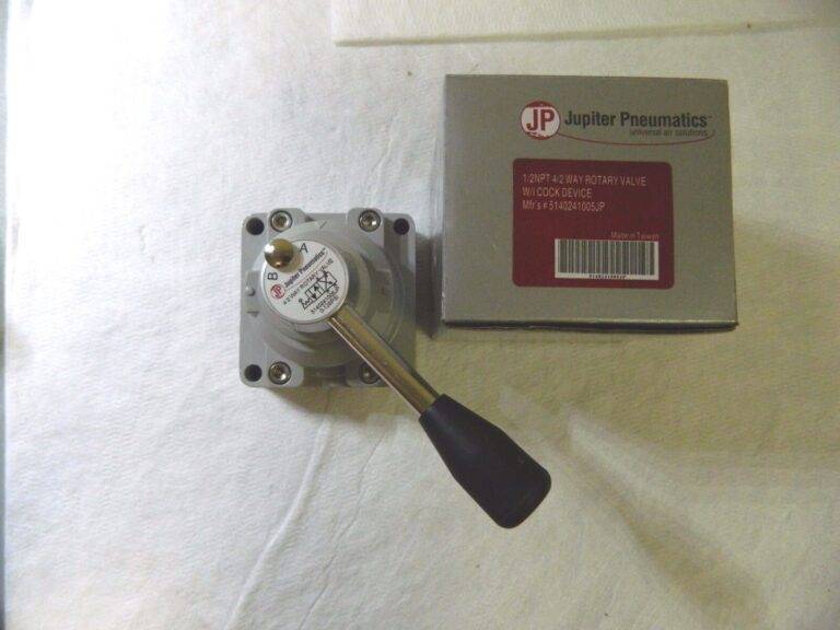 Jupiter Pneumatics 1/2" NPT 4/2 Way Rotary Valve W/I Cock Device 5140241005JP