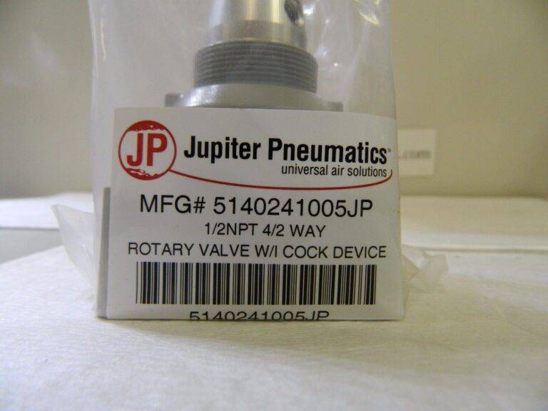 Jupiter Pneumatics 1/2" NPT 4/2 Way Rotary Valve W/I Cock Device 5140241005JP
