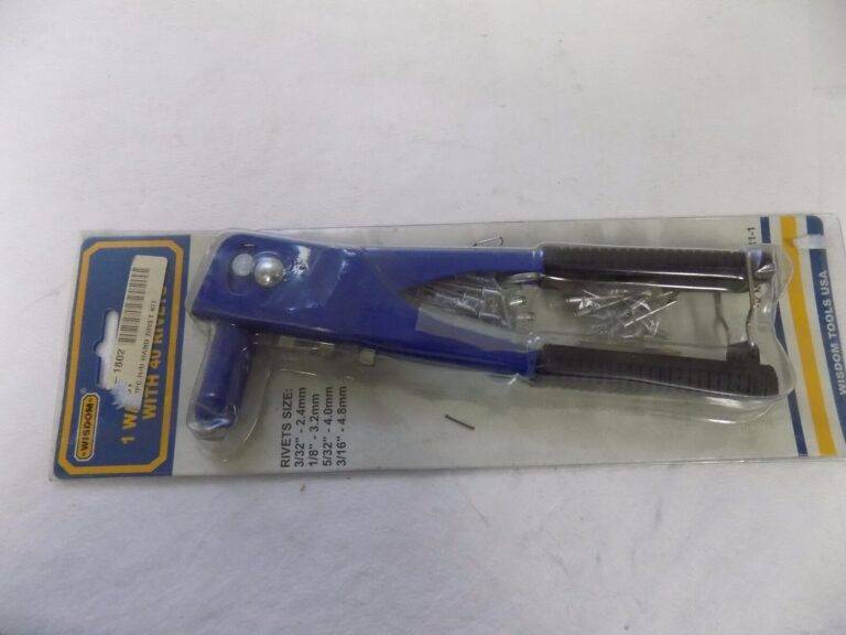 Wisdom Tools Right Angle1 Way Hand Riveter 3/32" -1/4" Capacity 9.5" L 2332-1802