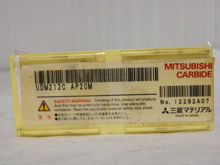 Mitsubishi Carbide Inserts UDM212C Grade AP20M Qty. 8 MCI-31887-J