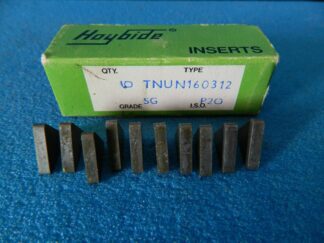 Hoy Carbide Ltd. SG/P20 Indexable Carbide Turning Inserts QTY 10 TNUN160312K20