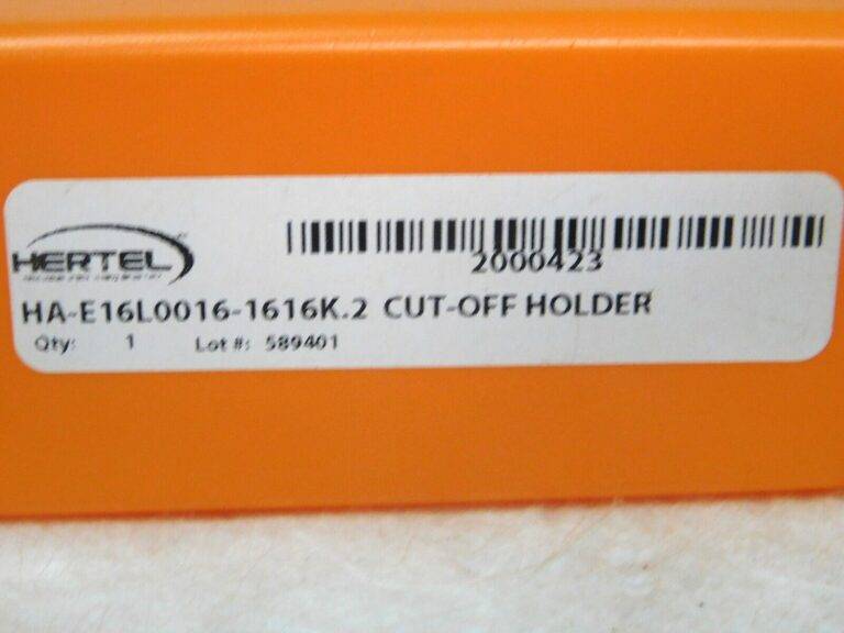 Hertel Indexible Cutoff Toolholder 16mm Shank Dia LH 31mm Max DOC 2000423