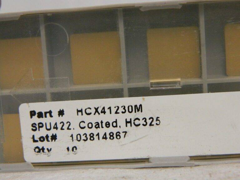 Hertel Carbide Turning Insert SPU422 Grade HC325 1.25mm Qty10 HCX41230M