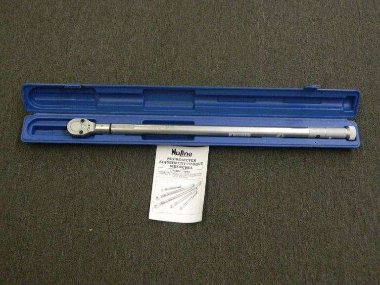 Nuline 3/4″ Drive Micrometer Torque Wrench 90 to 300 Ft/Lb NB-400C USED
