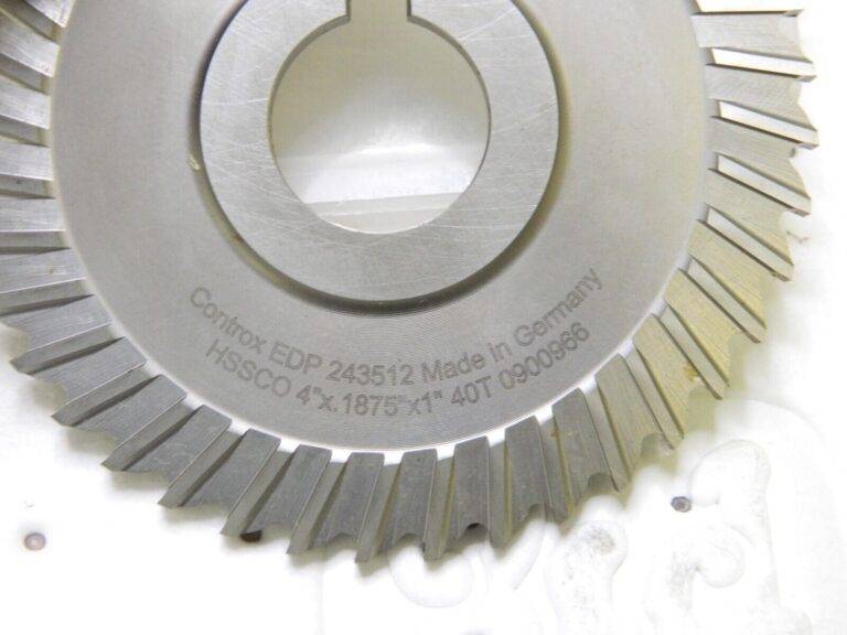 Controx Straight Tooth Side Chip Saw 4" Diam x 3/16" Thick 40 Teeth 243512