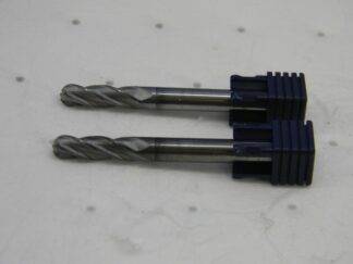 FRAISA 1/4″ Diam, 3/4″ LOC, 4 Flute Solid Carbide Ball End Mills QTY 2 P5844312