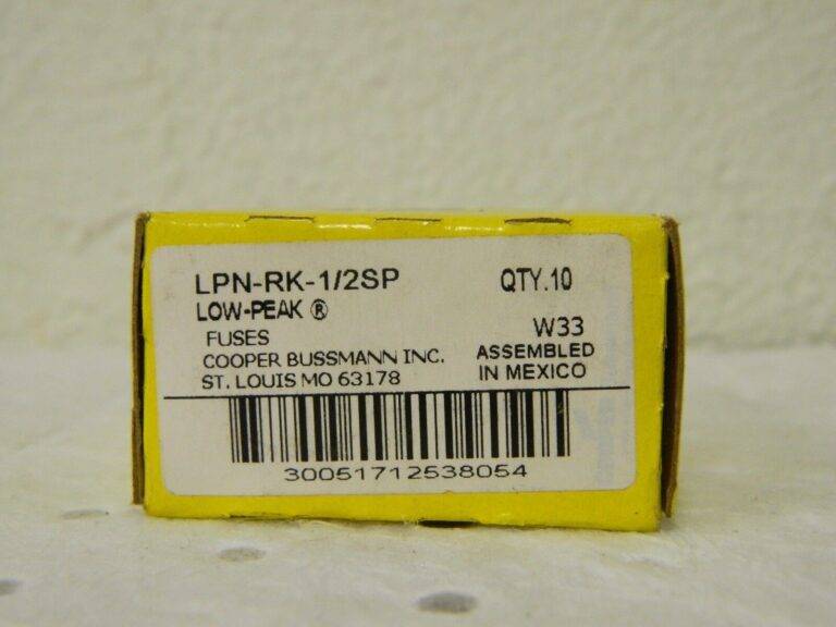 Cooper Bussmann Low Peak Fuse 250VAC/125VDC QTY 10 LPN-RK-1/2SP