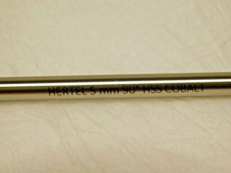 Hertel Cobalt Spotting Drills 5mm Body Diam x 4-3/4" OAL 90° Qty 3 62793963