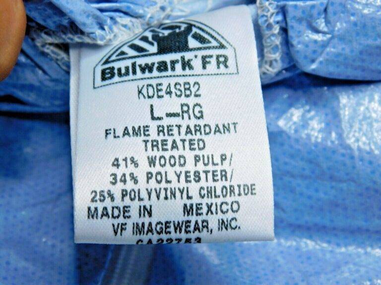 Bulwark Chemical Splash Disposable Flame-Resistant Coveralls LRG QTY 20 KDE4SB2