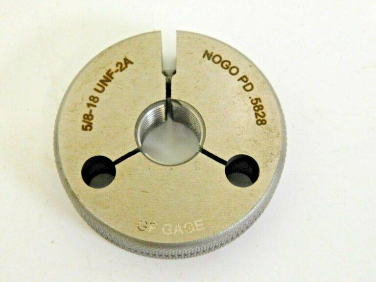 GF Gage No Go Single Ring Thread Gage 5/8-18 UNF 2A R0625182ANK