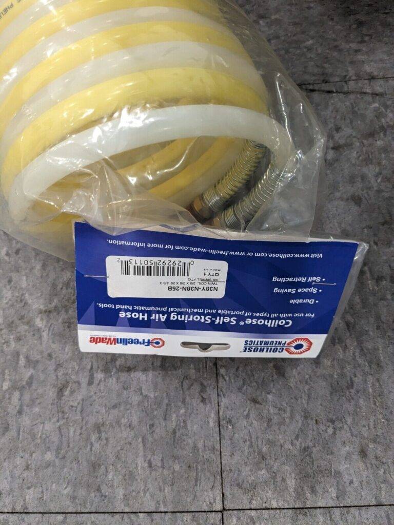 COILHOSE PNEUMATICS Coiled & Self Storing Hose: 3/8″ ID N38Y-N38N-25B