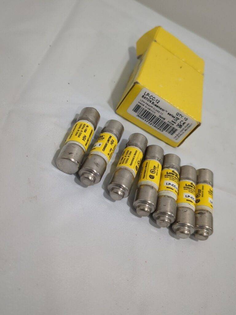 Bussmann 7pc LPCC 12 Amp Fuses Class CC Low-Peak 600V NIB LP-CC-12