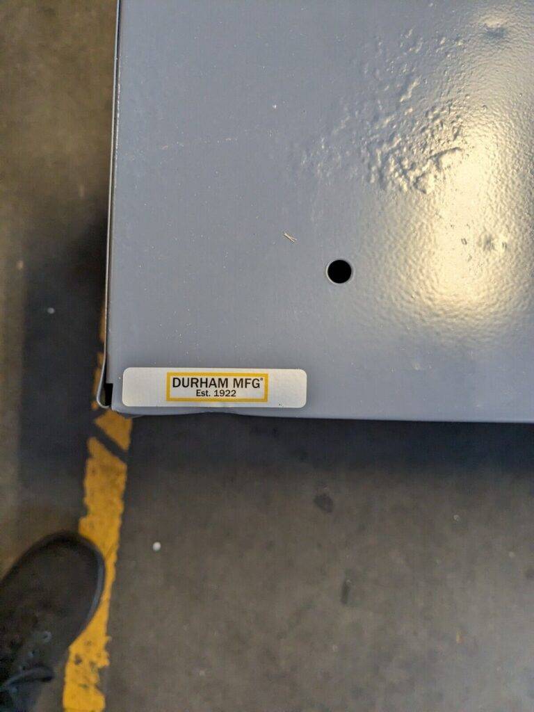 DURHAM 32 Open Bin Shelving Unit 33-3/4" OAW, 12" OAD, 19-1/4" OAH