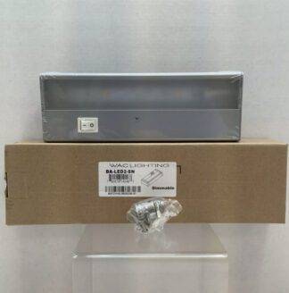 WAC Lighting 2pk Dimmable Under Cabinet LED Light Bar satin nickel BA-LED2-SN
