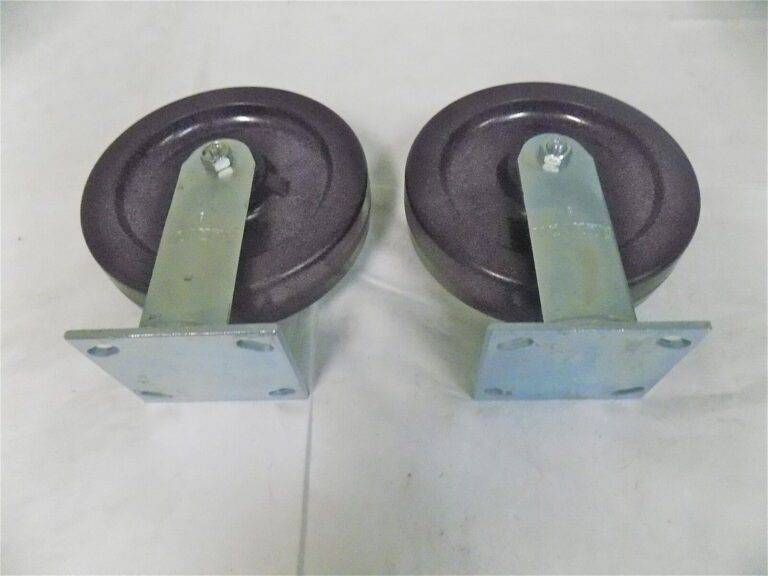Albion 8" Phenolic Wheel & Ridgid Caster 2" W 1250LB Ld Cap Qty. 2 16TM08201R