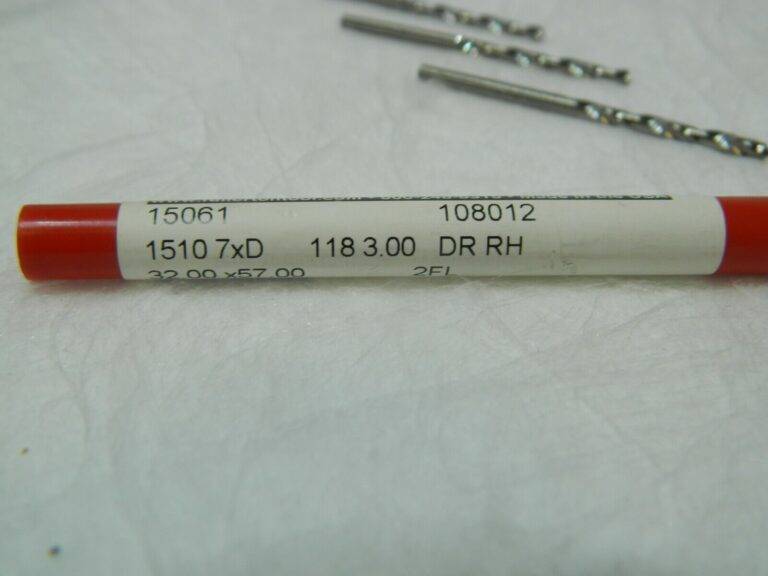 Fullerton 3.00 Mm Solid Carbide Drill 7xd Length Four Facet Se Qty 3 15061