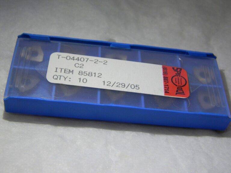 Spec Tool Seating Inserts T-04407-2-2 Grade C2 box of 10 85812