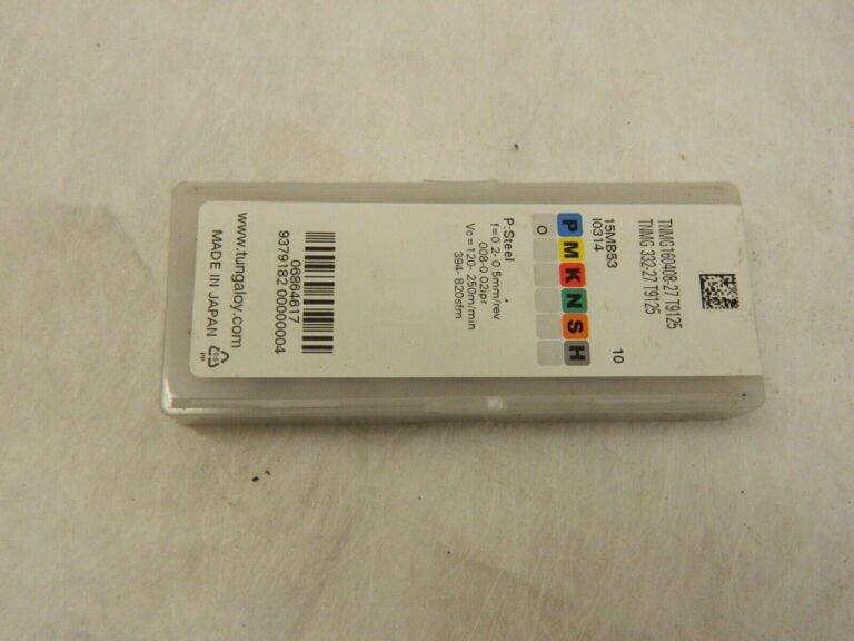 Tungaloy Carbide triangular inserts QTY 10 TNMG160408-27 T9125 06864617