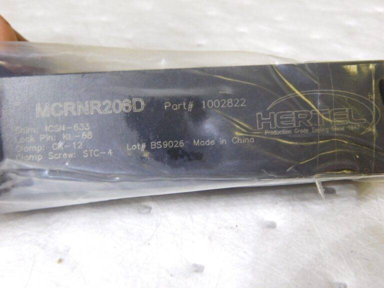Hertel Indexible Turning Toolholder 1-1/4” Shank Dia Neg Rake RH 6” OAL 1002822