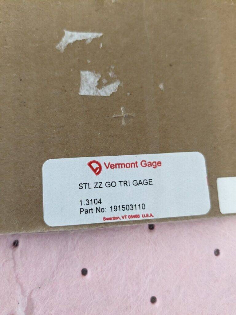 VERMONT GAGE Class ZZ Plus Plug Gage: 1.3104″ Dia 1.3104 PLUS