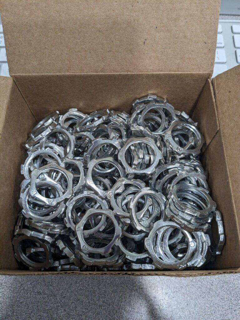 T&B Conduit Locknut: For Rigid & Intermediate (IMC), Steel, 1/2″ Qty 200 LN101SC