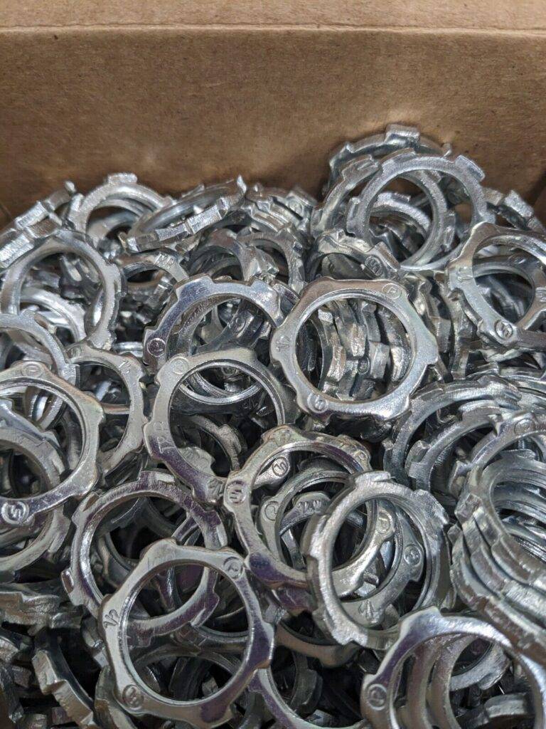 T&B Conduit Locknut: For Rigid & Intermediate (IMC), Steel, 1/2″ Qty 200 LN101SC