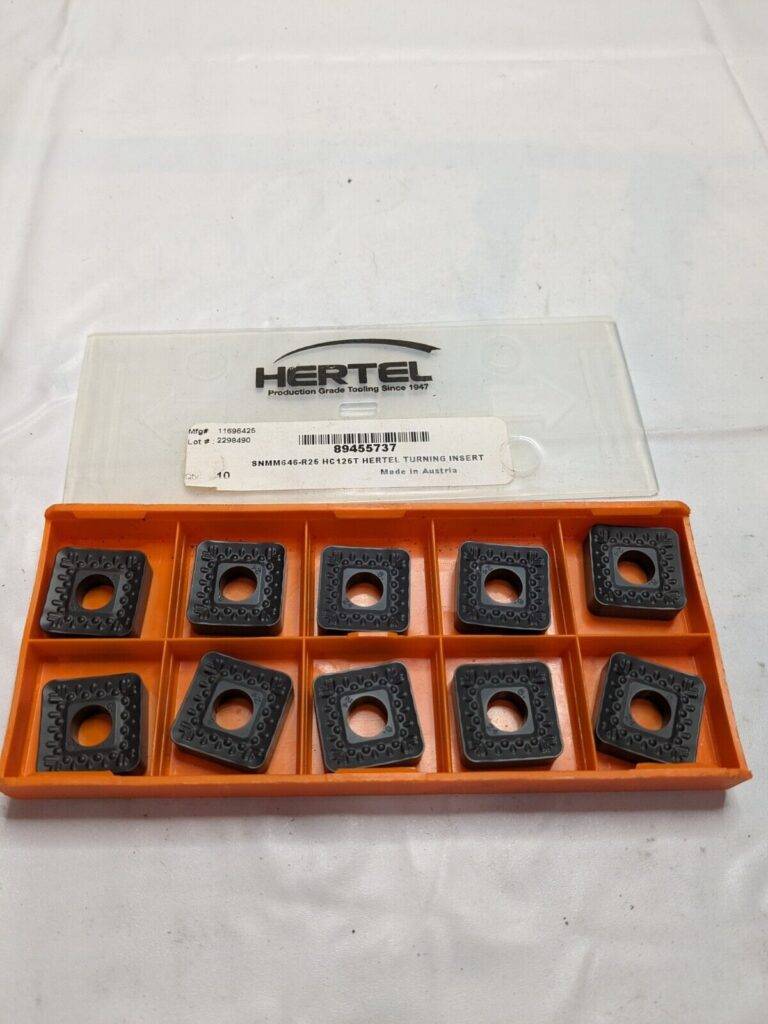 HERTEL Turning Insert: SNMM646–R25 HC125T, Carbide Qty 10 89455737