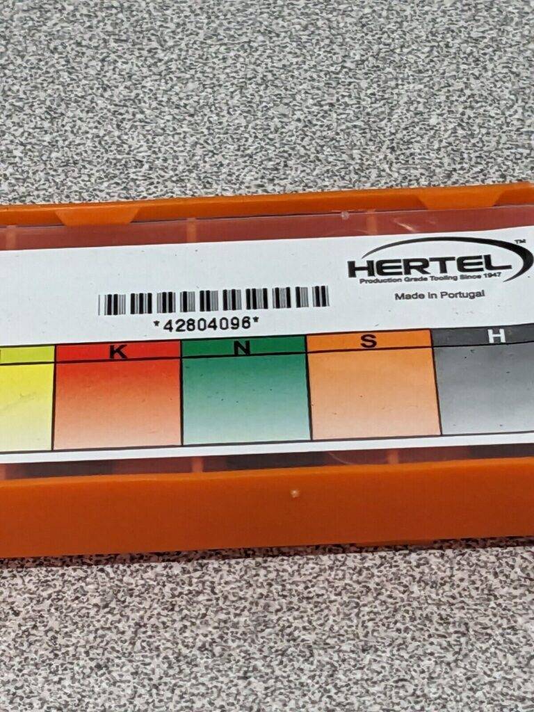 HERTEL Turning Insert SCMT 32.51–LP HC1250T, Solid Carbide Qty 10 42804096