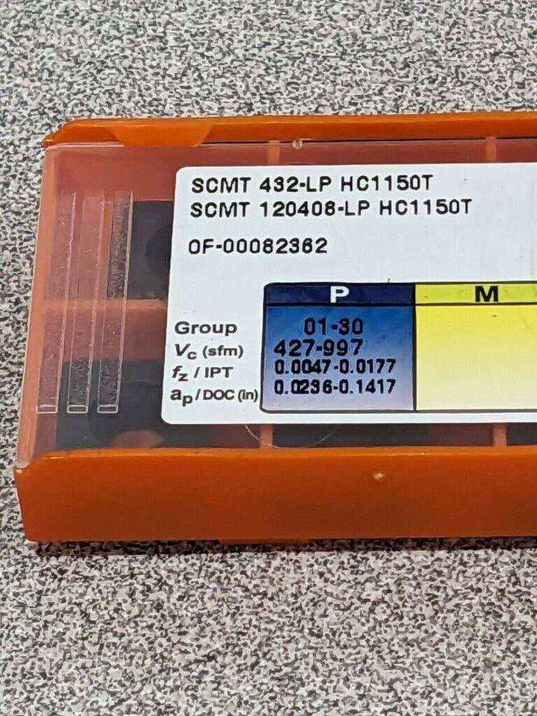 HERTEL Turning Insert: SCMT 432–LP HC1150T, Solid Carbide Qty 10 42804153