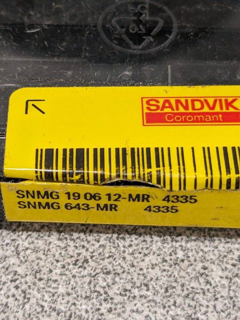 Sandvik Turning Insert: SNMG643-MR 4335, Solid Carbide Qty 3 7080810
