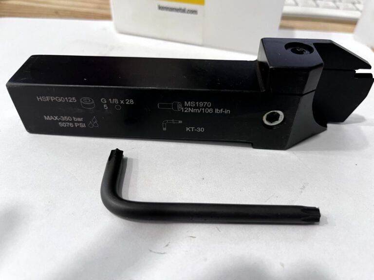 KENNAMETAL Indexable Grooving-Cutoff Toolholder: EVSCTR160532C RH 5980920