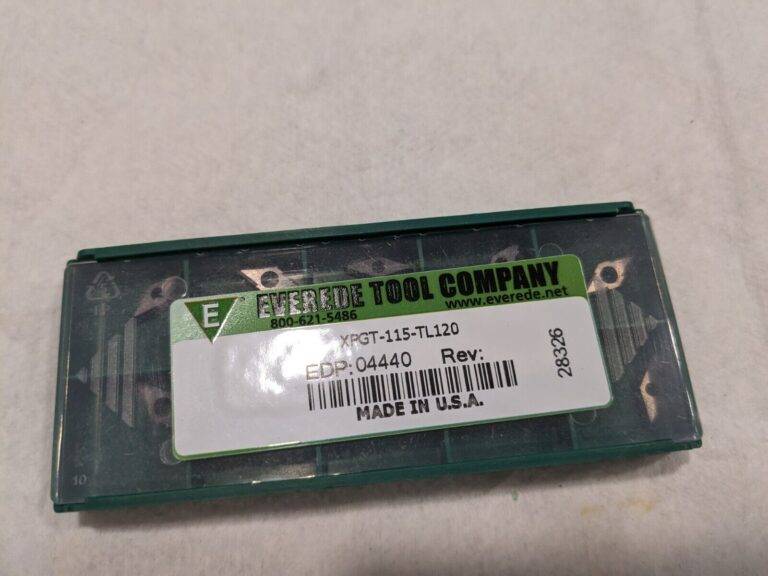 EVEREDE TOOL Profiling Inserts 10ct: XPGT-115-TL120, 0.0960" Thickness 04440