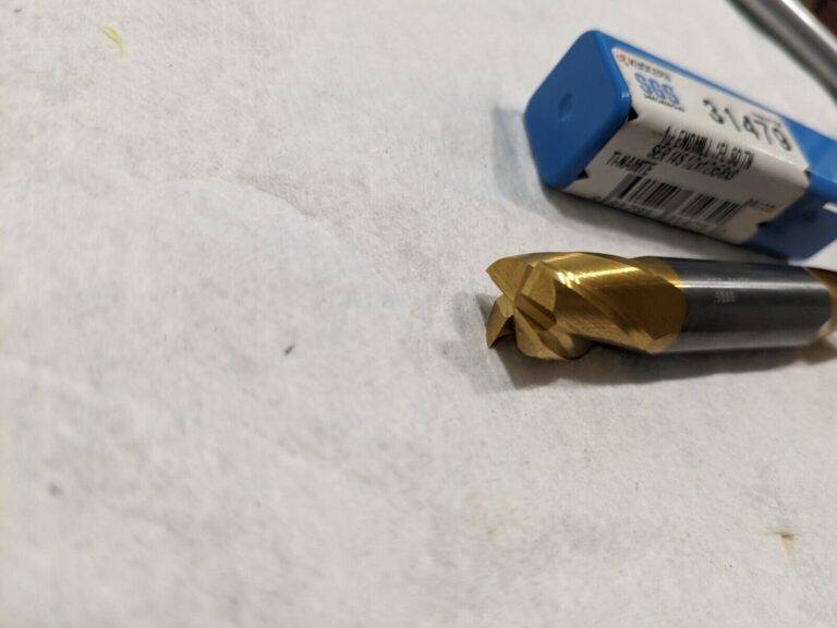 SGS Square End Mill: 1/2" Dia, 5/8" LOC, 4 Fl Solid Carbide 31479