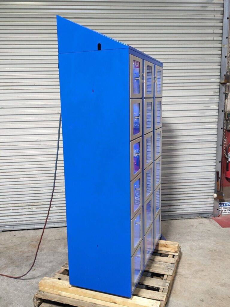 Supply Point LockerSense Clear Front Security Locker 79 x 43 x 20 USED NO KEYS