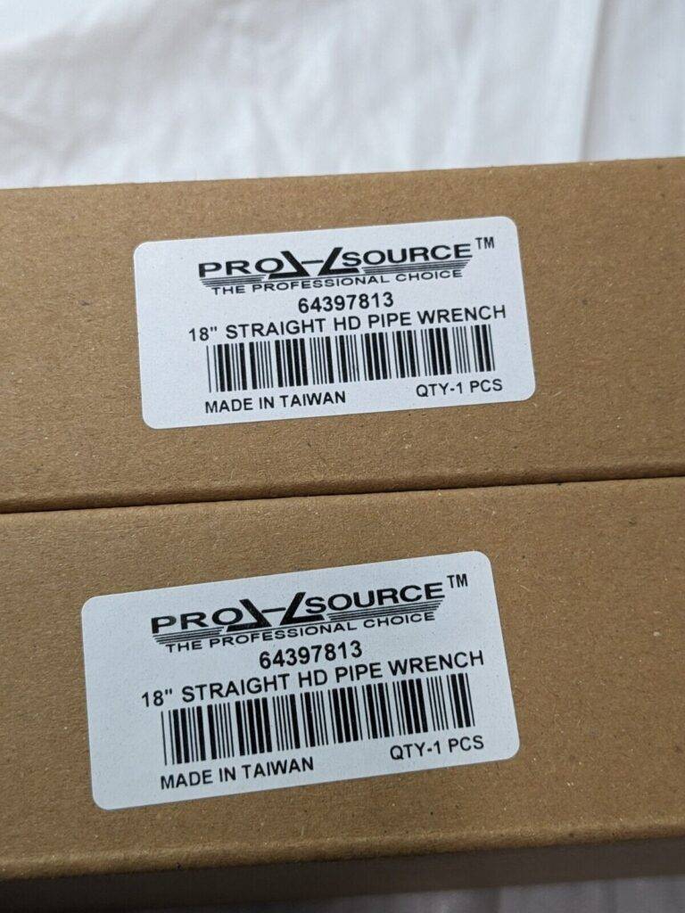 PRO-SOURCE Straight Heavy Duty Pipe Wrenches QTY 2 64397813