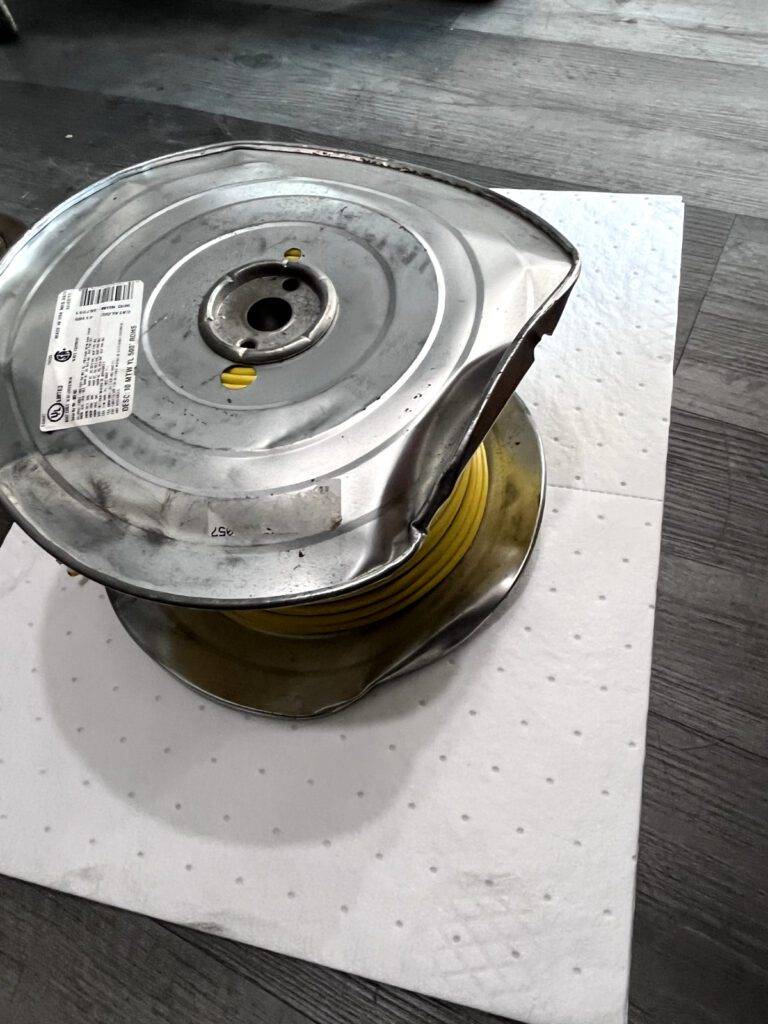 SOUTHWIRE Machine Tool Wire 10 AWG Yellow 500' Long, Polyvinylchloride 0.18" OD