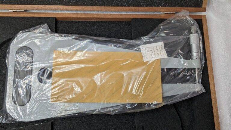 SPI Deep Throat Micrometer w/Cert 0-1" Range 0.0001" Graduation 17-776-6