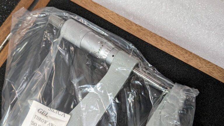 SPI Deep Throat Micrometer w/Cert 0-1" Range 0.0001" Graduation 17-776-6