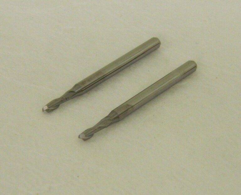 Accupro 64535933 0.09" X 1/8" X 0.27" X 1-1/2" 2FL SC Square End Mill Lot of 2