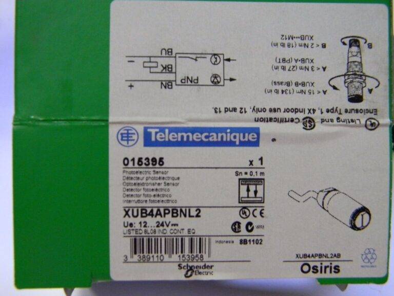 Telemecanique Sensors Cable Connector 0.1m Photoelectric Sensor XUB4APBNL2. RL