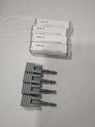 HARVEY TOOL 4pk of Spotting Drills 1/8" Dia 90°Point Solid Carbide 11525