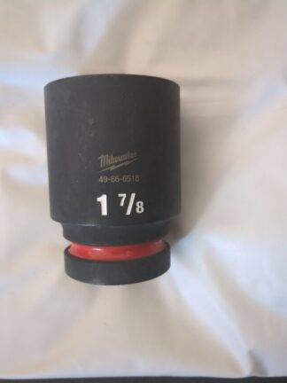 Milwaukee Tool Impact Socket: 1" Drive, 1-7/8" Socket, Hex Drive 49-66-6518