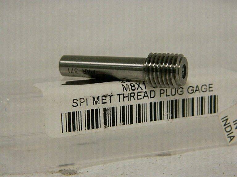 SPI Single End Plug Thread Go Gage M8x1 Class 6H 34-545-4