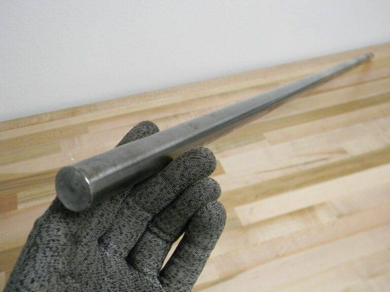 Thomson Steel Round Linear Bearing Shaft 1200mm x 20mm Annealed End