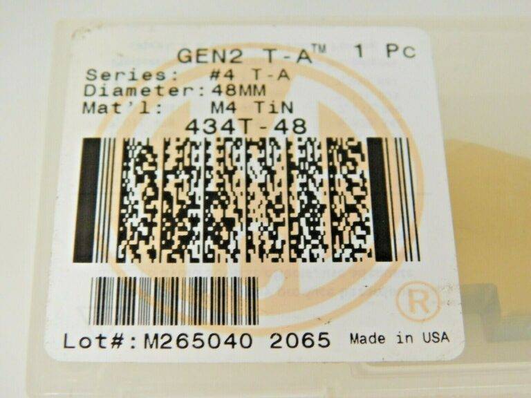 A M & E Replaceable Drill Insert HSS TiN Series 4 48mm Diam 434T-48